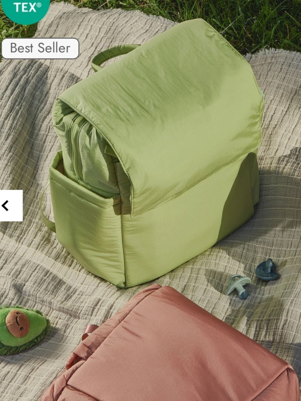Calpak Backpack with Laptop Sleeve in Lime - Picture 10 of 16